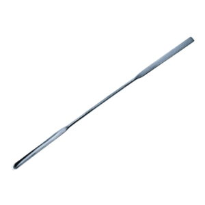 Micro powder spatula square/half-shell, 210 mm