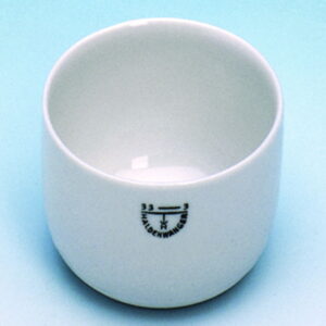 Haldenwanger Incinerating Dish, 60mm Ø, Porcelain, Cylindrical Form, Glazed