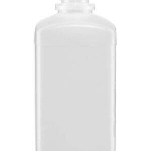 Kautex Square Reagent Bottle Narrow Neck PE HD Cap 1000mL (Without Screw Cap)