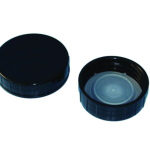 Klett-Kunststofftechnik Screw Caps PP for 30 mL Wide Mouth Bottles (DIN 32), Pack of 100
