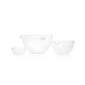 DWK Duran 45 mL Evaporating Basin with Spout and Flat Base, 60 mm Diameter