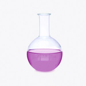 ISOLAB Flat Bottom Flask 2000 mL Clear Glass Pack of 6