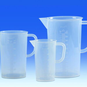 VITLAB Measuring Jugs, 2000 ml, PP Moulded Graduation
