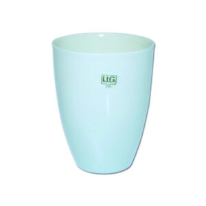 LLG Porcelain Crucible 3/50 DIN 72 mL, 50 mm Dia., Tall Form, Glazed
