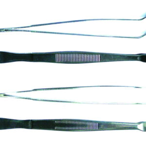 LLG Forceps for Coverslips, Curved Type, Kühle, 145 mm, Stainless Steel 4301