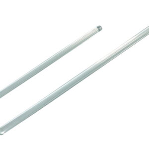 LLG Stirring Rods, Glass, Fused Ends, 300 x 9 mm, Pack of 10