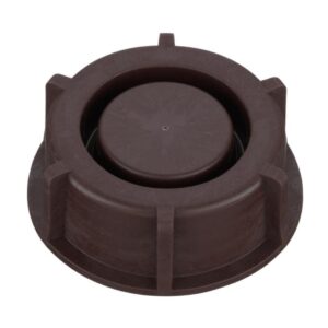 Kautex LDPE Brown Screw Cap for 250 mL Wide Neck Bottles