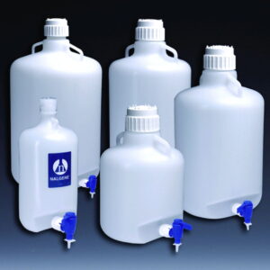 Thermo Nalgene Aspirator Bottle, PE LD with Stopcock Cap, 4 L