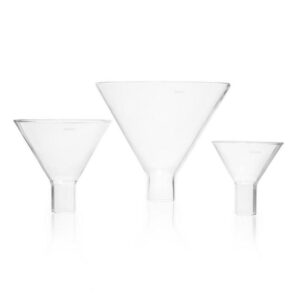 DWK Duran Powder Funnel, Short Wide Stem, Diameter 70 mm