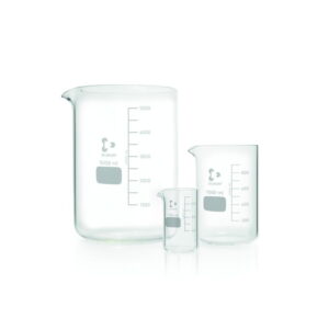 DWK Duran Filtering Beaker, 3000 mL with Graduation and Spout​