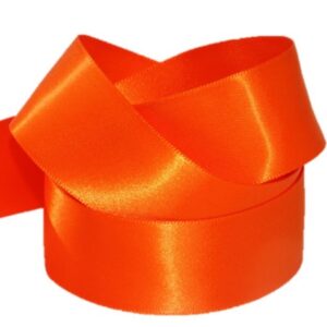 DFS Tango Orange (25mm) Satin Ribbon