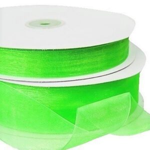 Silver Taffeta Ribbon 40mm x 50m Roll