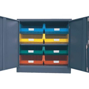 Linbin ® Storage Bin Half Size Cabinet Kit 2