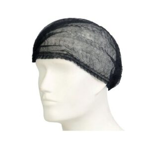Mop Caps 18″ Single Stitch Black