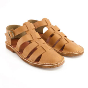 Bata Safari Mens Sandal Close Toe Tan Size 7