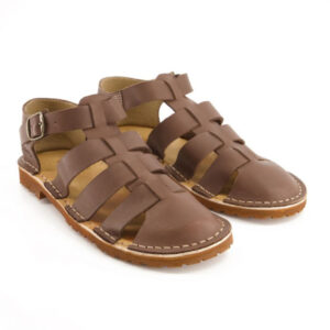 Bata Safari Mens Sandal Open Toe Cognac Size 11