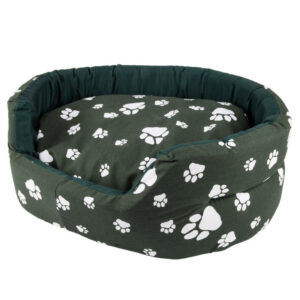 Complete Dog Bed Paw Print Medium 55Cm