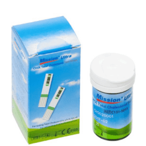 Mission Ultra Cholesterol Test Strips (25’S)