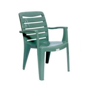 Mia High Back Chair – Olive Green