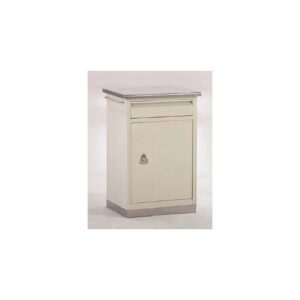 Bedside locker on castors