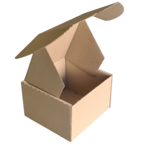 Brown Kraft Tall Square Shipper Box 220 x 220 x 150mm
