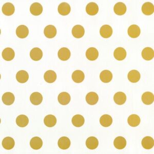 Gold Dot on Pearl (50m x 50cm Roll)