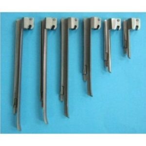 Laryngoscope Miller Fibre Optic Blades Sizes 00 – 5