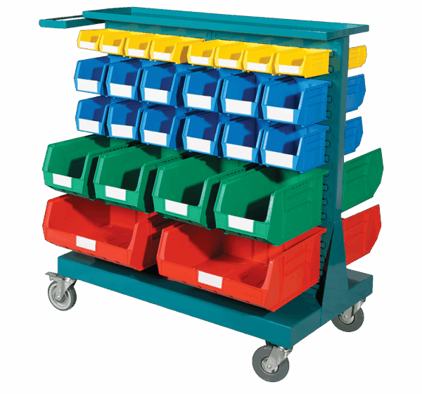 Linbin Racks Take A Lot Linbin ® Storage Bin Trolley Kit 1 – MedQ Medical Suppliers