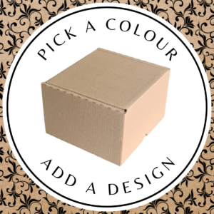 Design Shipper (Tall Square) – Brown Kraft