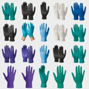 black velvet elbow length gloves