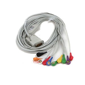 Ecg Cable – 10 Lead + Button