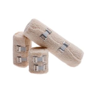 Crepe Bandage 50mm x 4.5m with 2 Clips (Pack of 10’s)