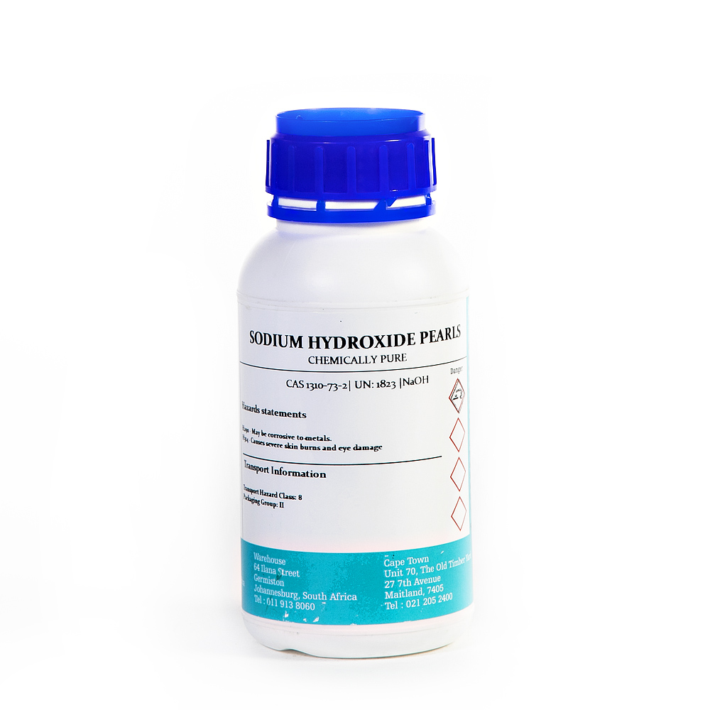 Sodium Hydoxide Pearls AR – 500g
