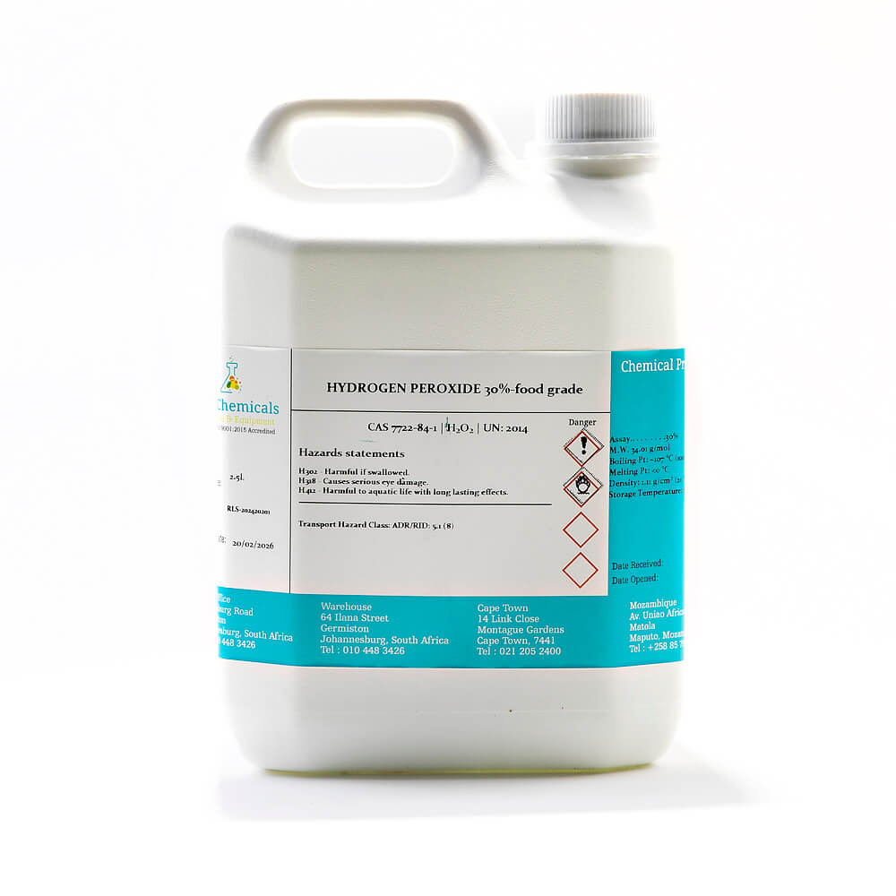 Hydrogen Peroxide 30% – 2,5l