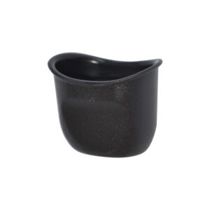 Kartell Cylindrical Jars 250 mL HDPE White with Black Screw Cap (Pack of 10)