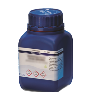 VITLAB Wide Mouth Bottles 500 ml PE-HD 90 x 90 mm Square GL 65 with PP Screw Cap Pack of 12