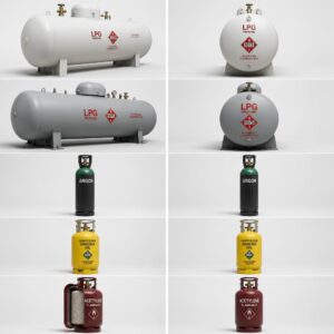 Methane Gas Cylinder 10L (Laboratory Testing Standard)