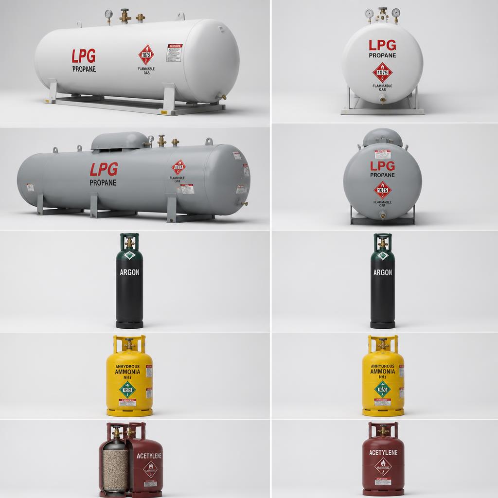 Oxygen medical tank
